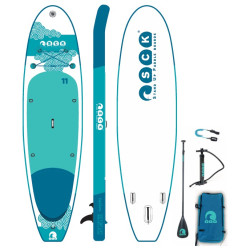 SCK φουσκωτή σανίδα SUP eψilon 11' πακέτο