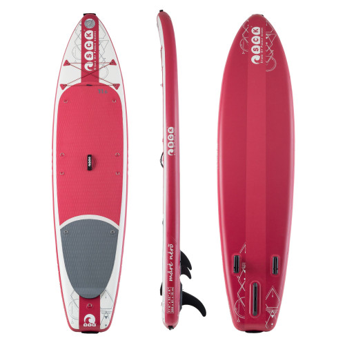 SCK φουσκωτή σανίδα SUP Mare Nero 11'6" πακέτο Κόκκινο