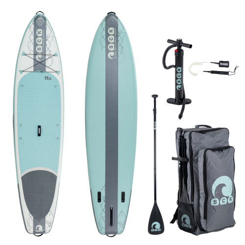 SCK φουσκωτή σανίδα SUP Mare Nero 11'6'' πακέτο