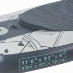 SCK φουσκωτή σανίδα SUP Mare Nero 11'6'' πακέτο