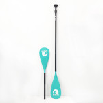 SCK Κουπί αλουμινίου 2 σε 1 SUP/Καγιάκ με ασφαλή ρύθμιση – Τυρκουάζ