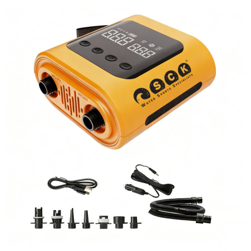 SCK EP5 - Ηλεκτρική Τρόμπα διπλής ενεργείας για SUP με εσωτερική μπαταρία- φουσκώνει έως 20psi