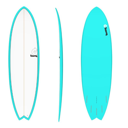 Surfboard TORQ TET 5.11 MOD Fish Blue Pinline