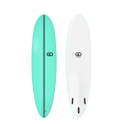 Σανίδα surf Softboard 7.6 Soft Top Πράσινη - GO