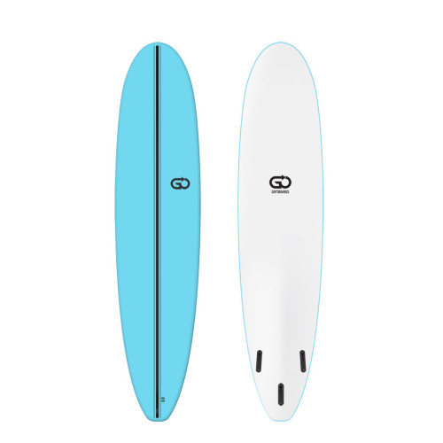 Σανίδα surf Softboard 8.0 Soft Top Μπλε - GO