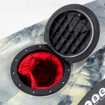 Conger 295 μονοθέσιο καγιάκ για ψάρεμα SCK γκρί-άμμος-μαύρο