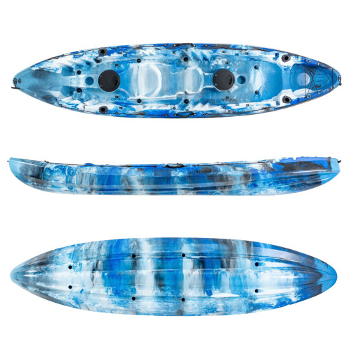 SCK Nereus HD Θαλάσσιο καγιάκ 3 θέσεων - Μπλε/ Άσπρο Camo