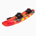 Nereus HD θαλάσσιο καγιάκ 2+1 θέσεων SCK κόκκινο- κίτρινο