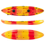 SCK Nereus HD Θαλάσσιο καγιάκ 3 θέσεων - Κόκκινο/Κίτρινο