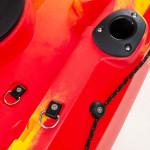 SCK Nereus HD Θαλάσσιο καγιάκ 3 θέσεων - Κόκκινο/Κίτρινο