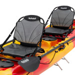 SCK Nereus HD Θαλάσσιο καγιάκ 3 θέσεων - Κόκκινο/Κίτρινο