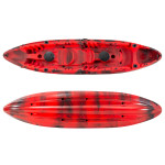 SCK Nereus HD Θαλάσσιο καγιάκ 3 θέσεων - Κόκκινο/Μαύρο