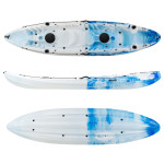 SCK Nereus HD Θαλάσσιο καγιάκ 3 θέσεων - Άσπρο/Γαλάζιο