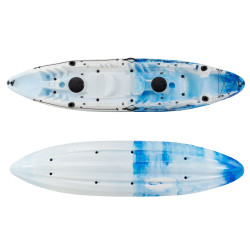 SCK Nereus HD Θαλάσσιο καγιάκ 3 θέσεων - Άσπρο/Γαλάζιο