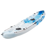 SCK Nereus HD Θαλάσσιο καγιάκ 3 θέσεων - Άσπρο/Γαλάζιο