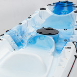 SCK Nereus HD Θαλάσσιο καγιάκ 3 θέσεων - Άσπρο/Γαλάζιο