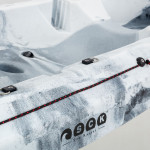 SCK Nereus HD Θαλάσσιο καγιάκ 3 θέσεων - Άσπρο/Μαύρο