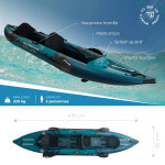 WATTSUP Cod 2 Φουσκωτό 2θέσιο καγιάκ με drop-stitch πάτο