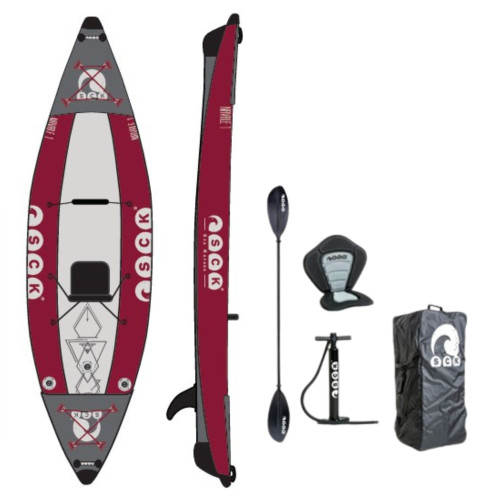 SCK NAVALE 1 Φουσκωτό μονοθέσιο καγιάκ με drop-stitch πάτο