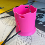 Ποτηροθήκη για λάστιχο - Ιδανική για καγιάκ και SUP - Ροζ