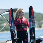 Πέδιλα για θαλάσσιο σκι Jobe Allegre Combo 67'' Κόκκινο