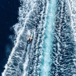 Πέδιλα για θαλάσσιο σκι Jobe Allegre Combo 59'' Atlantic Green