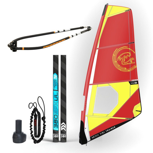 Trainer V2 4,0 Dacron sail - Ολοκληρωμένο σετ πανί για windsurf με epoxy άλμπουρο - ΤΙΚΙ