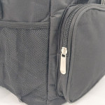 Υφασμάτινο ψυγείο 15L με εξωτερική τσέπη, χερούλια και ιμάντα ώμου Μαύρο - Yaia