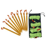 Σετ 4 σχοινιά τέντας 4m*4mm μαζί με 10 πασαλάκια αλουμινίου 8cm - Yaia