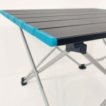 Πτυσσόμενο Τραπέζι camping αλουμινίου 41*34*29cm Μπλε - Yaia