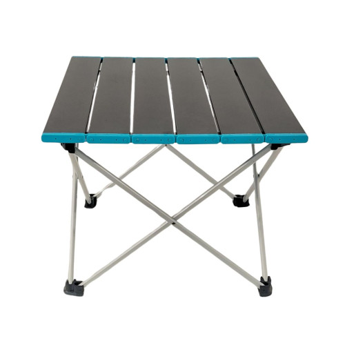Πτυσσόμενο Τραπέζι camping αλουμινίου 41*34*29cm Μπλε - Yaia