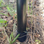 Τέντα αντηλιακή 300*300cm με πασσάλους στήριξης Χακί - Yaia