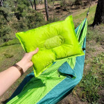 Μαξιλάρι αυτό-φουσκωτό για κάμπιγκ 39*30cm | Πράσινο - Yaia