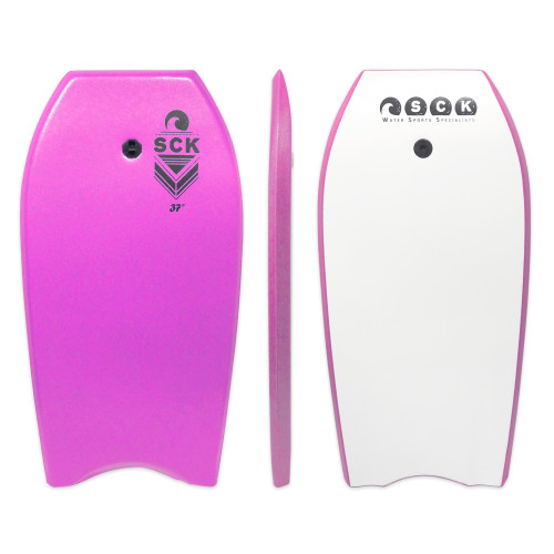 Bodyboard 37inch φούξια με leash καρπού SCK