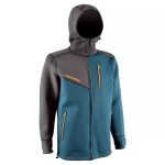 Τζάκετ με κουκούλα νεοπρέν 2mm Loosefit Γκρι/Navy - Aropec