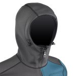 Τζάκετ με κουκούλα νεοπρέν 2mm Loosefit Γκρι/Navy - Aropec