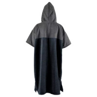 Poncho Μαύρο/γκρί quick dry - Aropec