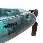 SCK Largo 300 Μονοθέσιο Pedal Kayak ready με αλουμινίου κάθισμα και τιμονιέρα | Τιρκουάζ- Μαύρο