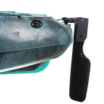 SCK Largo 300 Μονοθέσιο Pedal Kayak ready με αλουμινίου κάθισμα και τιμονιέρα | Τιρκουάζ- Μαύρο