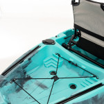 SCK Largo 300 Μονοθέσιο Pedal Kayak ready με αλουμινίου κάθισμα και τιμονιέρα | Τιρκουάζ- Μαύρο