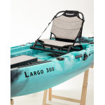 SCK Largo 300 Μονοθέσιο Pedal Kayak ready με αλουμινίου κάθισμα και τιμονιέρα | Τιρκουάζ- Μαύρο