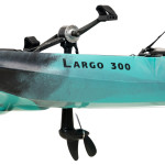 SCK Largo 300 Μονοθέσιο Pedal Kayak ready με αλουμινίου κάθισμα και τιμονιέρα | Τιρκουάζ- Μαύρο