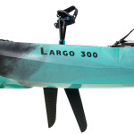 SCK Largo 300 Μονοθέσιο Pedal Kayak ready με αλουμινίου κάθισμα και τιμονιέρα | Τιρκουάζ- Μαύρο