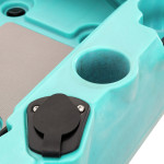 SCK Largo 300 Μονοθέσιο Pedal Kayak ready με αλουμινίου κάθισμα και τιμονιέρα | Τιρκουάζ- Μαύρο