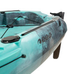 SCK Largo 300 Μονοθέσιο Pedal Kayak ready με αλουμινίου κάθισμα και τιμονιέρα | Τιρκουάζ- Μαύρο