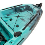 SCK Largo 300 Μονοθέσιο Pedal Kayak ready με αλουμινίου κάθισμα και τιμονιέρα | Τιρκουάζ- Μαύρο