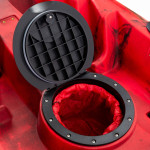 SCK Nereus HD Θαλάσσιο καγιάκ 3 θέσεων - Κόκκινο/Μαύρο