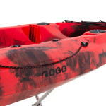 SCK Nereus HD Θαλάσσιο καγιάκ 3 θέσεων - Κόκκινο/Μαύρο