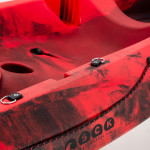 SCK Nereus HD Θαλάσσιο καγιάκ 3 θέσεων - Κόκκινο/Μαύρο