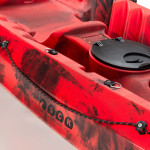 SCK Nereus HD Θαλάσσιο καγιάκ 3 θέσεων - Κόκκινο/Μαύρο